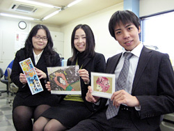 営業1課/佐藤直士・営業2課/松島紫芳・吉冨晶子